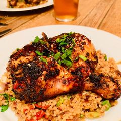 Sumac Chicken with Bulgur Salad A picture of Sumac Chicken with Bulgur Salad.