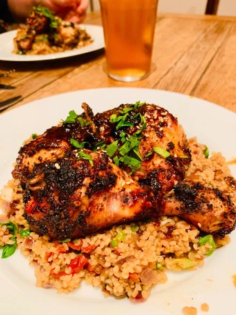 Recipe Sumac Chicken with Bulgur Salad the Delicious Tasty