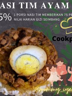 Foto resep Nasi Tim Ayam