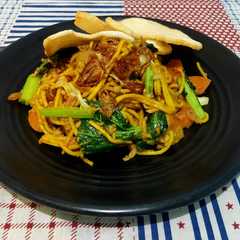 A picture of Mie Jowo ala Mamandok.