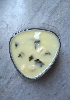 Una foto de Mote de queso