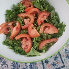 A picture of Green leafy salad.
