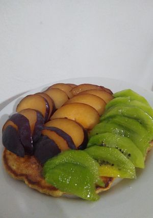 Una foto de Pancake de avena