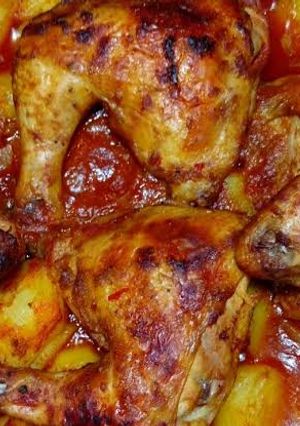 صورة لوصفة صنية بطاطس بالفراخ