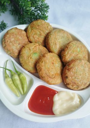 Foto resep Dadar Bakwan Gurih Labu Siam