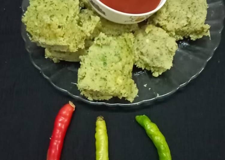 Steamed chana dal vadai