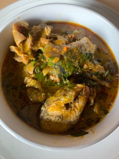 A picture of Banga soup.