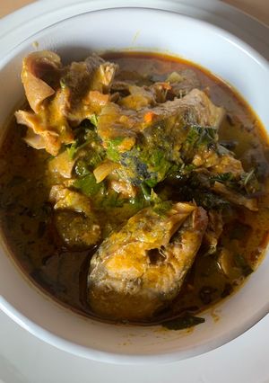 A picture of Banga soup.