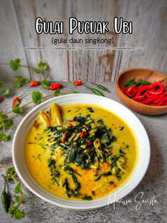 Foto resep 148. Gulai Daun Singkong (gulai pucuak ubi)