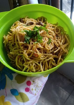 Foto resep Mie kuning goreng + ati ampela