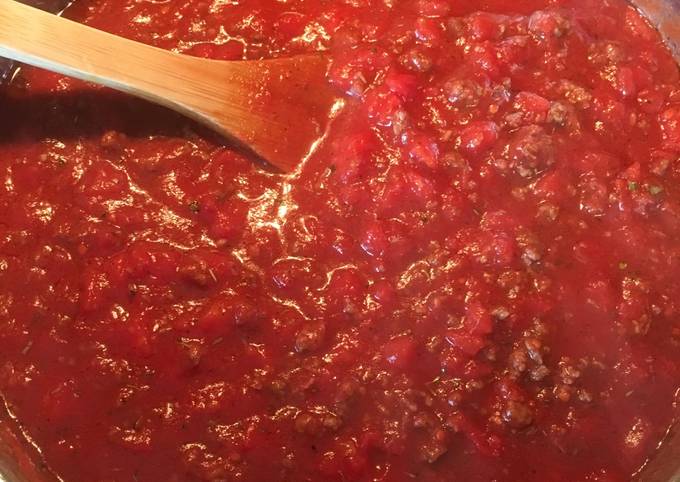 Steps to Make Favorite NSNG Spaghetti Sauce
