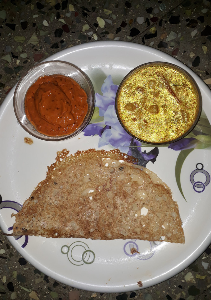 ரவை மிளகு தோசை செய்முறை முக்கிய புகைப்படம்