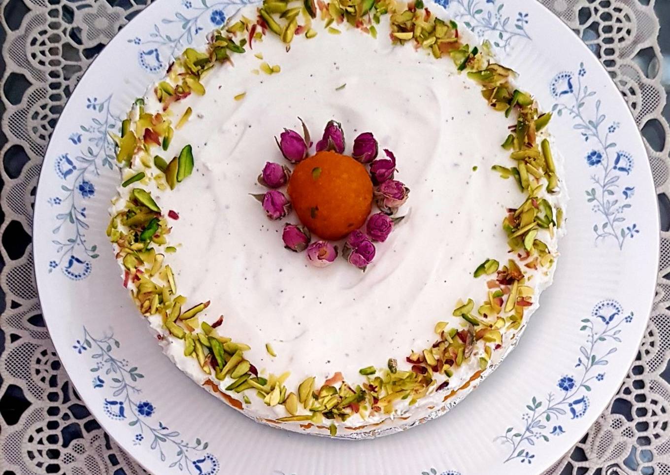 Boondi Ladoo Cheesecake