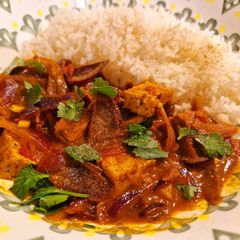 A picture of Tofu Curry Rice (Vegetarian).