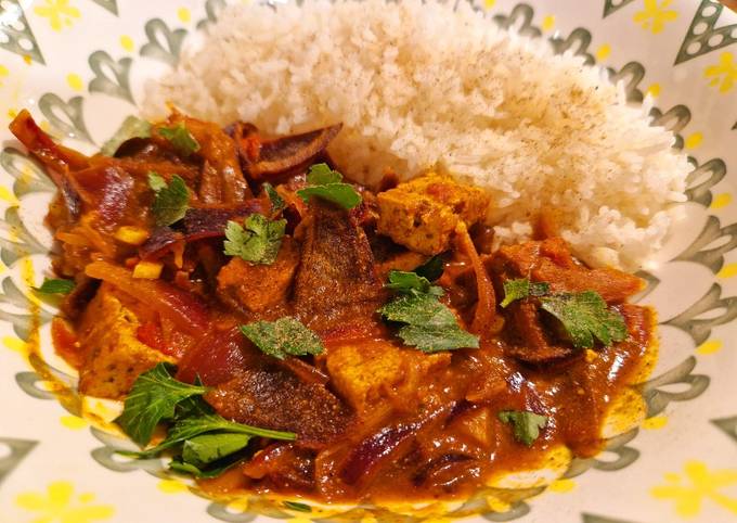 Tofu Curry Rice (Vegetarian)