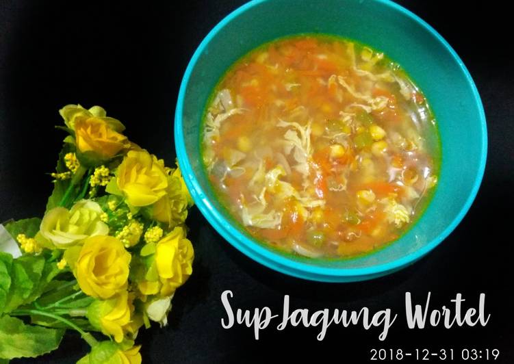 Resep masakan Sup jagung wortel | Resep Bumbu Sup jagung wortel Yang Lezat