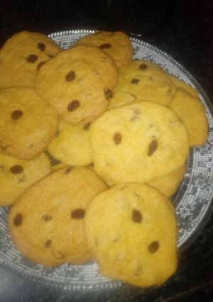 Una foto de Galletas de naranja y pasas
