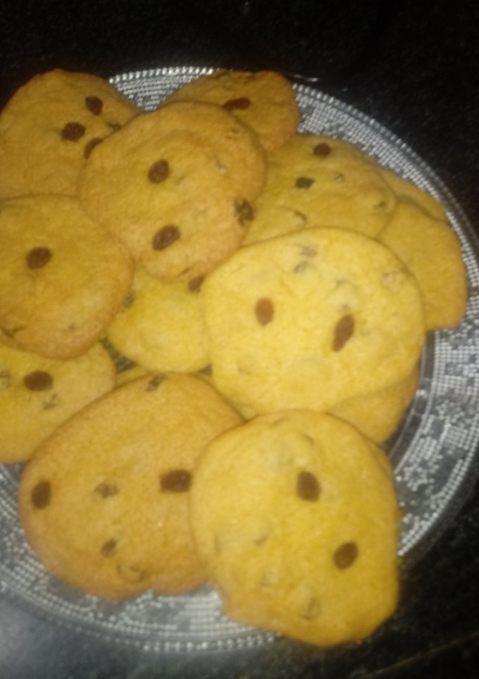 Una foto de Galletas de naranja y pasas