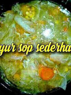 Foto resep Sayur sop sederhana