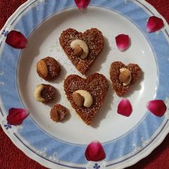 A picture of Carrot barfi.
