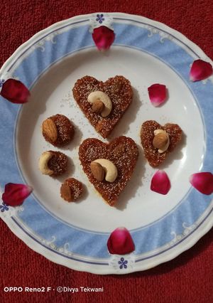 A picture of Carrot barfi.