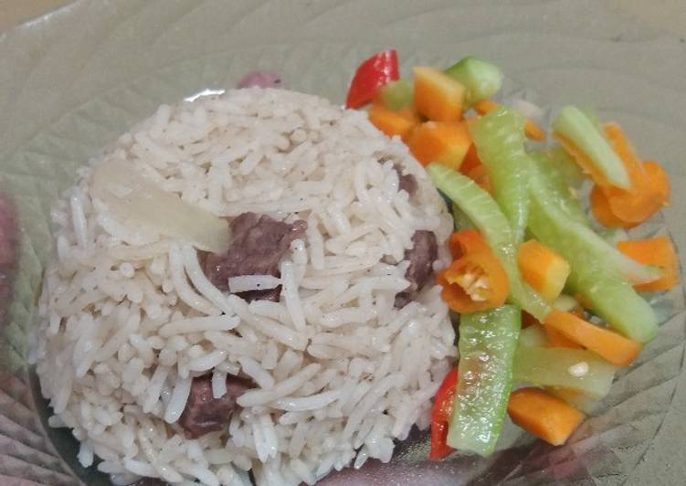Resep Nasi Kebuli Rice Cooker, Enak Banget