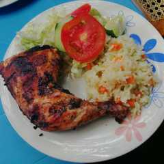 Una foto de Pollo a la mostaza salvadoreño....🇸🇻