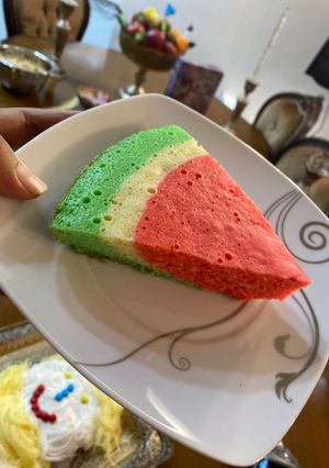 عکسی از دستور کیک هندوانه بدون فر