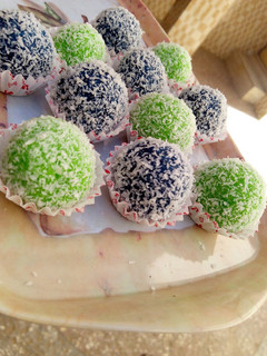 A picture of Colourful Laddoo.