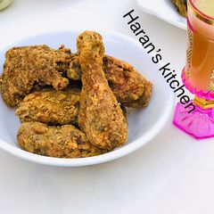 A picture of Coated fried chicken.