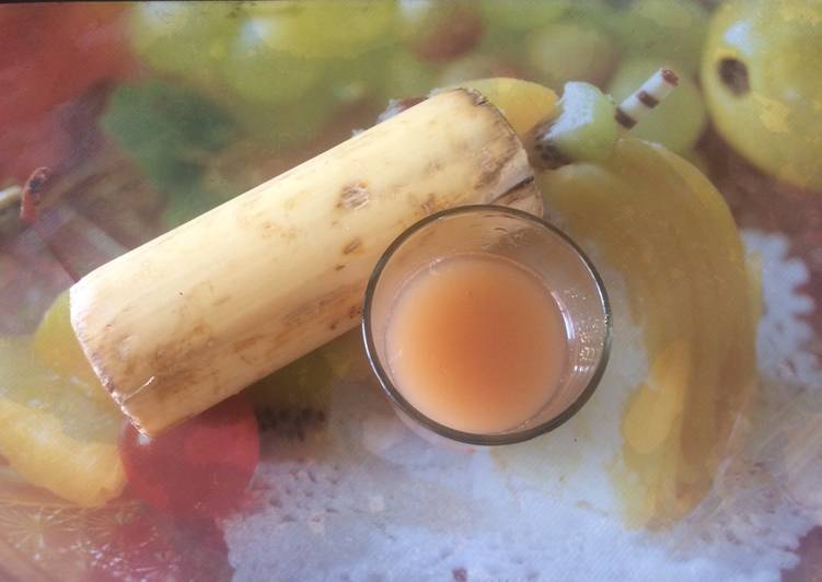 Simple Way to Make Perfect Banana stem juice