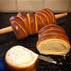 A picture of Sweet Condensed Milk Bread.