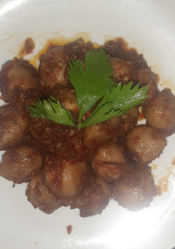Foto resep Bakso Sambal Pedas Manis