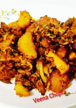 गोभी आलू की सब्जी (gobi aloo ki sabzi recipe in Hindi) रेसिपी मुख्य फोटो