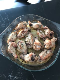 Una foto de Alones al horno