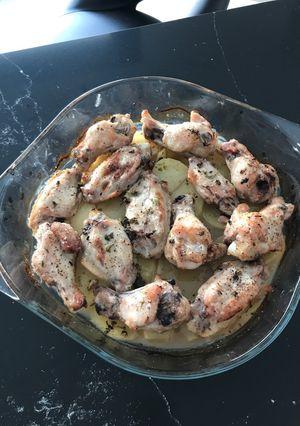 Una foto de Alones al horno