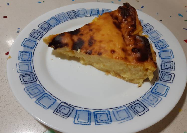 Flan pastelero de mango Fit
