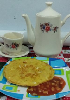 Foto resep Okonomiaki + saus bawang