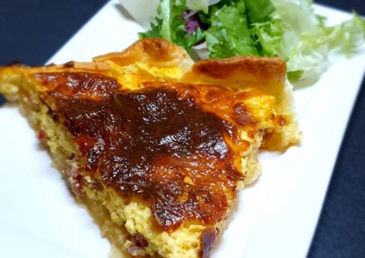 Étapes pour Préparer Récompense-gagner Quiche lorraine