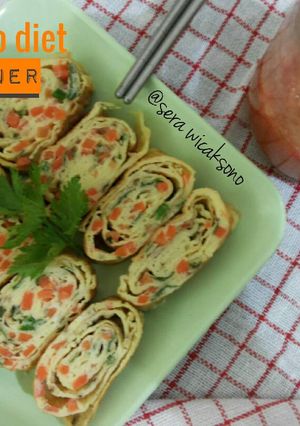 Foto resep Mayo day 6 - dinner | telur gulung