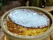 Una foto di cheesecake greco