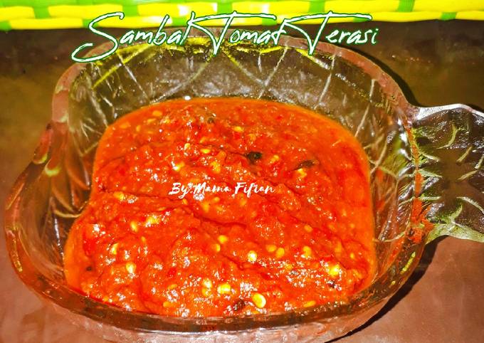 Resep Sambal Tomat Terasi yang Enak Banget