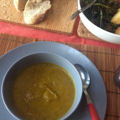 Pumpkin soup (Potage) A picture of Pumpkin soup (Potage).