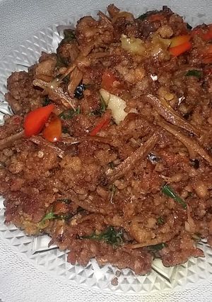 Foto resep Tumis oncom ikan teri