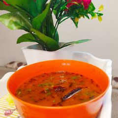 A picture of Tomato Rasam.