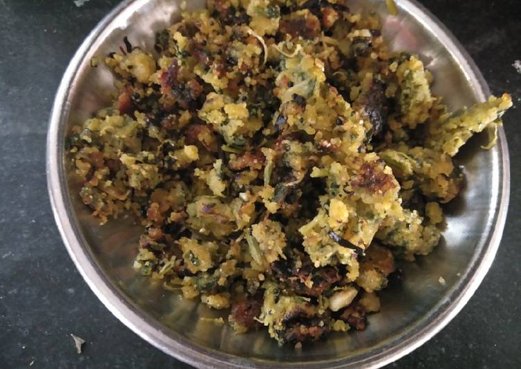 Methi and palak ki bhaji