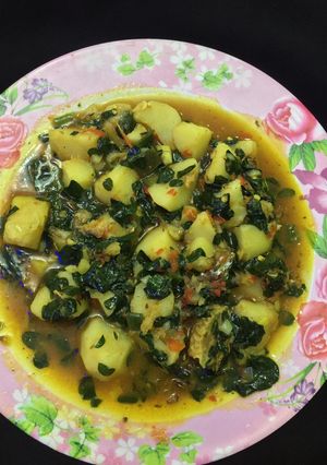 Potatoes porridge ainihin hoton girkin