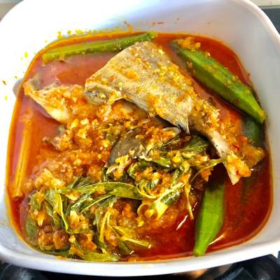 Resipi Asam Pedas Ikan Bawal Oleh Azie Cookpad