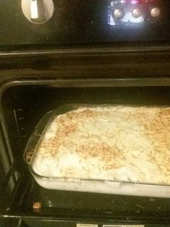 Una foto de Coliflor con bechamel y queso gratinado