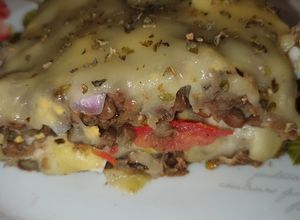 Una foto de Lasagna de lentejas